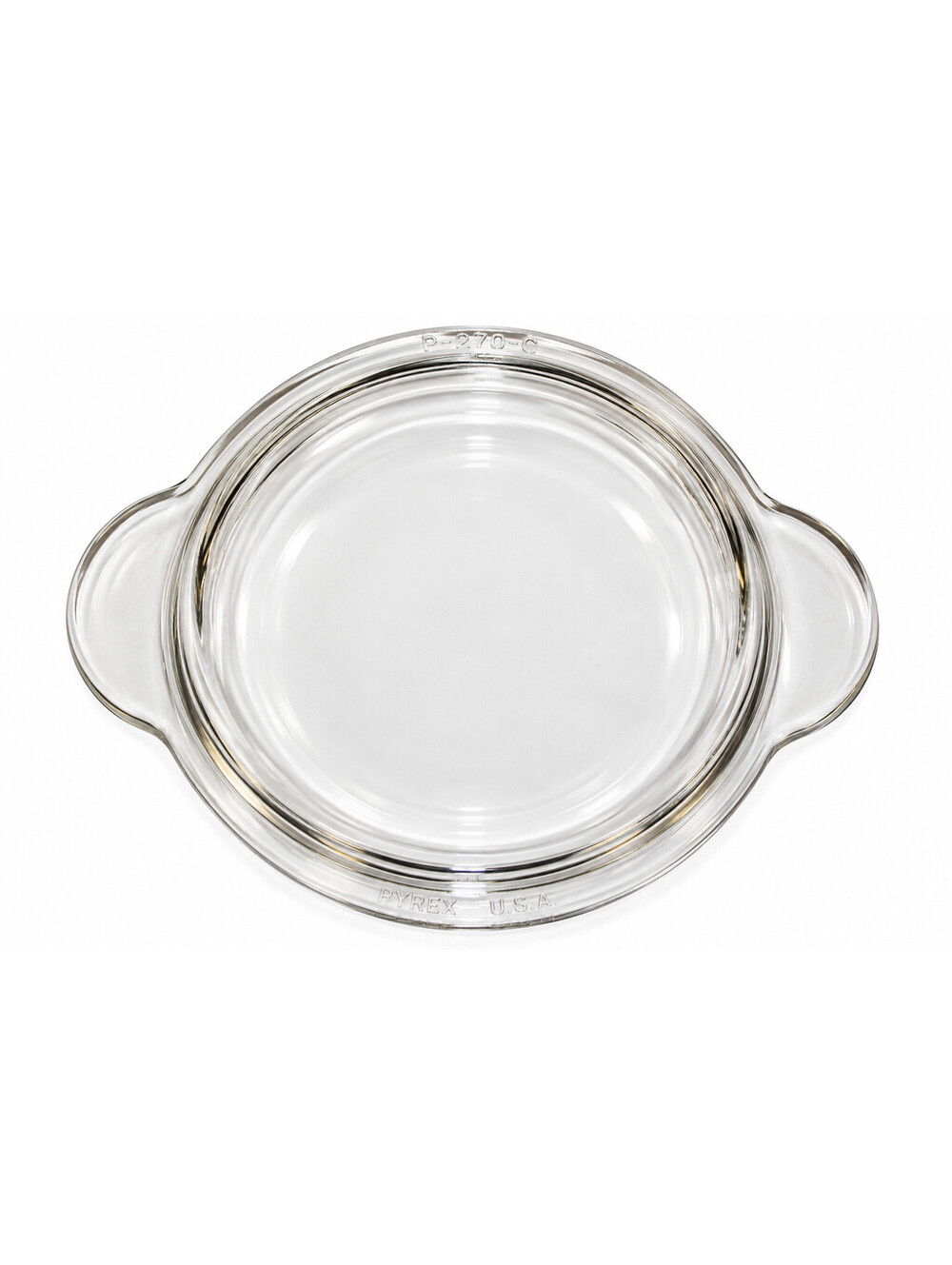Vintage PYREX P-270-C Clear Glass Lid Replacement Corning Ware USA